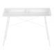 I 7535 Computer Desk - 48"L / White / White Metal - Furniture Depot