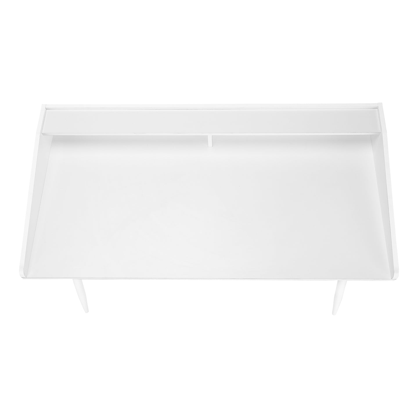 I 7535 Computer Desk - 48"L / White / White Metal - Furniture Depot