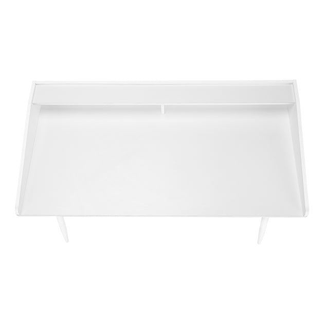 I 7535 Computer Desk - 48"L / White / White Metal - Furniture Depot
