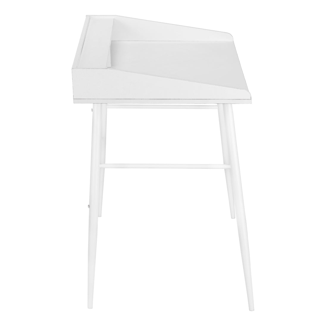 I 7535 Computer Desk - 48"L / White / White Metal - Furniture Depot