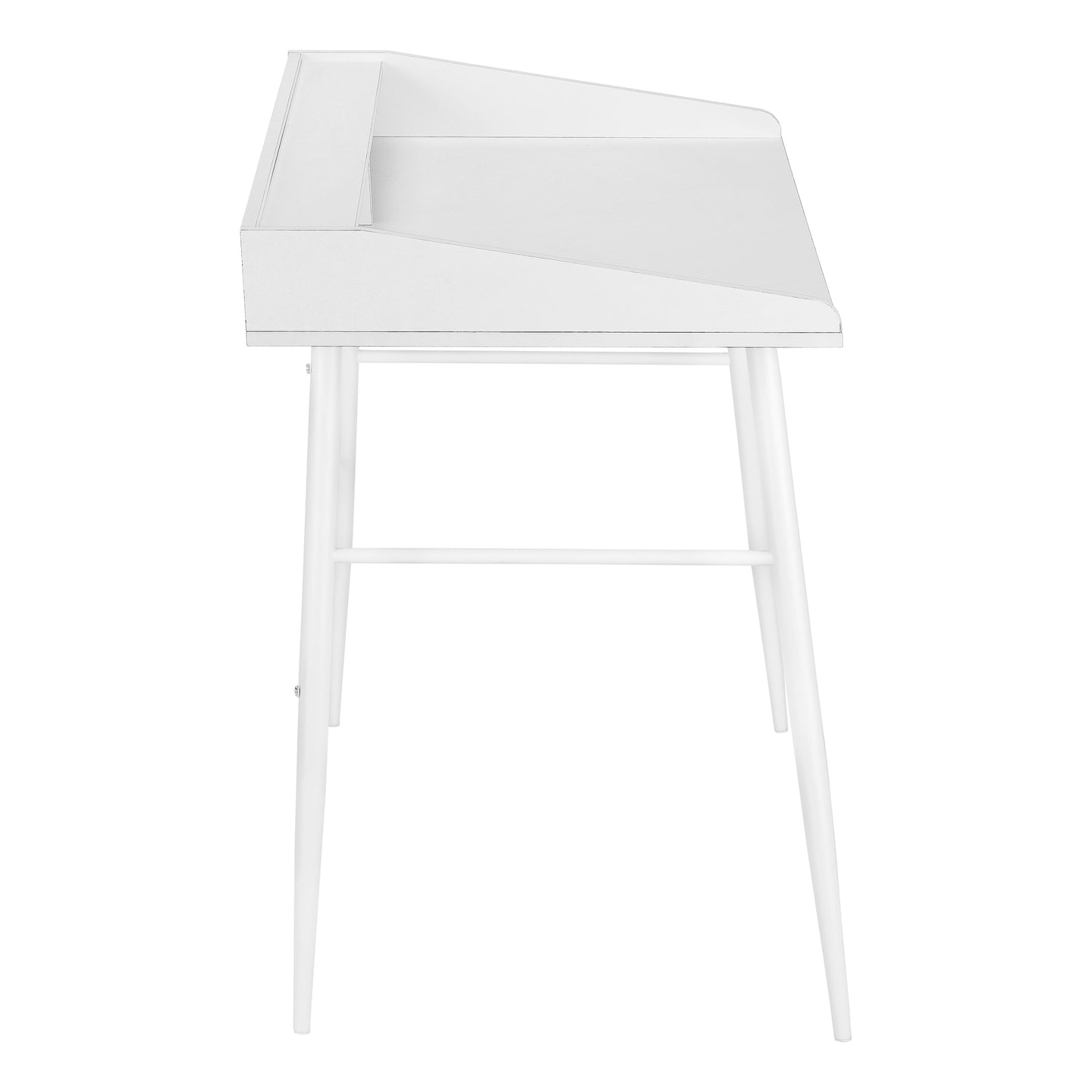I 7535 Computer Desk - 48"L / White / White Metal - Furniture Depot