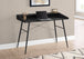 I 7537 Computer Desk - 48"L / Black / Black Metal - Furniture Depot
