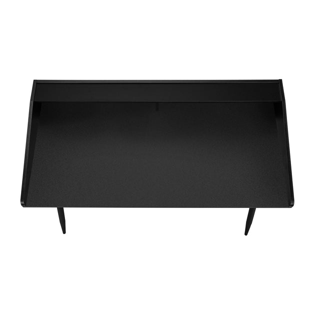 I 7537 Computer Desk - 48"L / Black / Black Metal - Furniture Depot