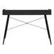 I 7537 Computer Desk - 48"L / Black / Black Metal - Furniture Depot