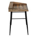 I 7538 Computer Desk - 48"L / Brown Reclaimed Wood / Black Metal - Furniture Depot