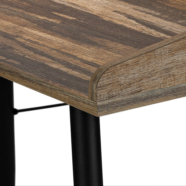 I 7538 Computer Desk - 48"L / Brown Reclaimed Wood / Black Metal - Furniture Depot