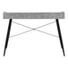 I 7540 Computer Desk - 48"L / Grey Stone-Look / Black Metal - Furniture Depot