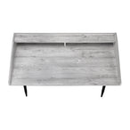 I 7541 Computer Desk - 48"L / Grey / Black Metal - Furniture Depot (7881139028216)
