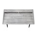 I 7541 Computer Desk - 48"L / Grey / Black Metal - Furniture Depot (7881139028216)