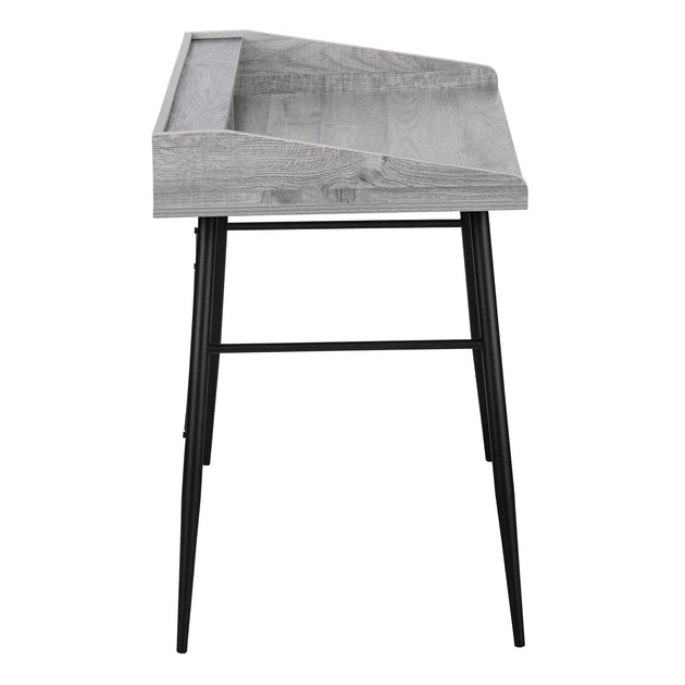 I 7541 Computer Desk - 48"L / Grey / Black Metal - Furniture Depot (7881139028216)