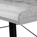 I 7541 Computer Desk - 48"L / Grey / Black Metal - Furniture Depot (7881139028216)