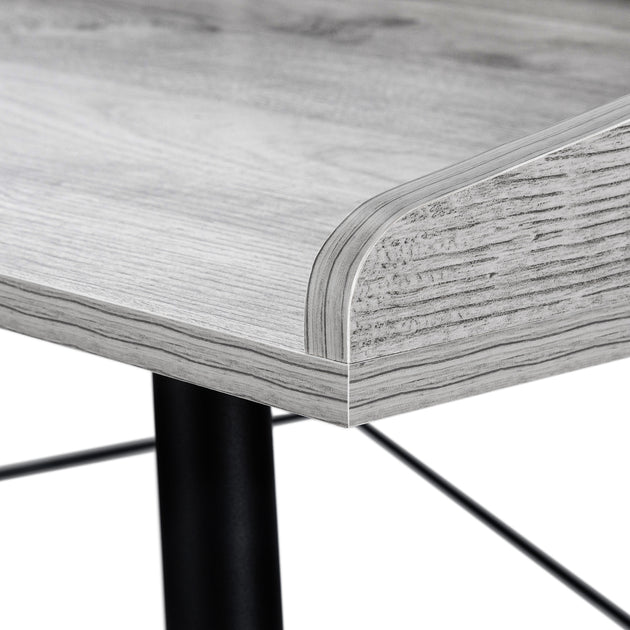 I 7541 Computer Desk - 48"L / Grey / Black Metal - Furniture Depot (7881139028216)