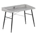 I 7541 Computer Desk - 48"L / Grey / Black Metal - Furniture Depot (7881139028216)