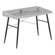 I 7541 Computer Desk - 48"L / Grey / Black Metal - Furniture Depot (7881139028216)