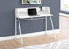 I 7545 Computer Desk - 48"L / White / White Metal - Furniture Depot