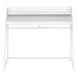 I 7545 Computer Desk - 48"L / White / White Metal - Furniture Depot