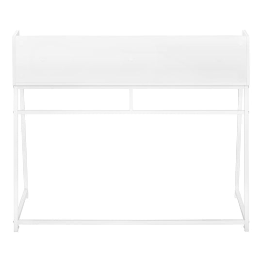I 7545 Computer Desk - 48"L / White / White Metal - Furniture Depot