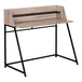I 7546 Computer Desk - 48"L / Dark Taupe / Black Metal - Furniture Depot
