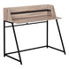 I 7546 Computer Desk - 48"L / Dark Taupe / Black Metal - Furniture Depot