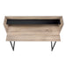 I 7546 Computer Desk - 48"L / Dark Taupe / Black Metal - Furniture Depot