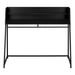 I 7547 Computer Desk - 48"L / Black / Black Metal - Furniture Depot