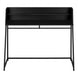 I 7547 Computer Desk - 48"L / Black / Black Metal - Furniture Depot