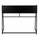 I 7547 Computer Desk - 48"L / Black / Black Metal - Furniture Depot