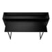 I 7547 Computer Desk - 48"L / Black / Black Metal - Furniture Depot