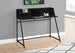 I 7547 Computer Desk - 48"L / Black / Black Metal - Furniture Depot