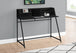 I 7547 Computer Desk - 48"L / Black / Black Metal - Furniture Depot