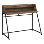 I 7548 Computer Desk - 48"L / Brown Reclaimed Wood / Black Metal - Furniture Depot