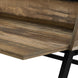 I 7548 Computer Desk - 48"L / Brown Reclaimed Wood / Black Metal - Furniture Depot