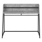 I 7550 Computer Desk - 48"L / Grey Stone-Look / Black Metal - Furniture Depot