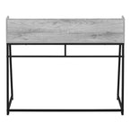 I 7551 Computer Desk - 48"L / Grey / Black Metal - Furniture Depot