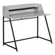 I 7551 Computer Desk - 48"L / Grey / Black Metal - Furniture Depot