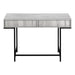 I 7553 Computer Desk - 48"L / Grey / Black Metal - Furniture Depot