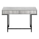 I 7553 Computer Desk - 48"L / Grey / Black Metal - Furniture Depot