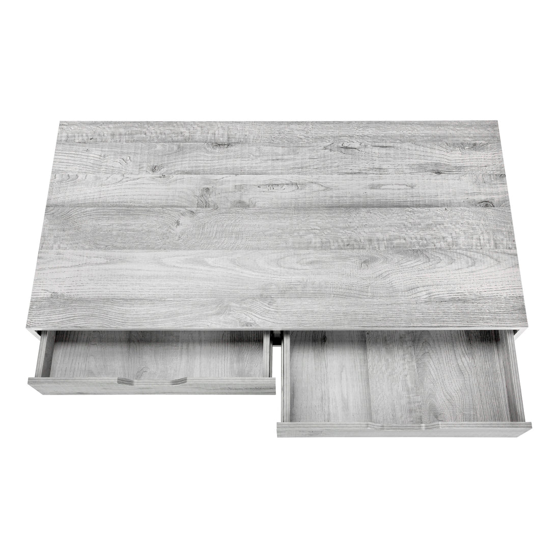 I 7553 Computer Desk - 48"L / Grey / Black Metal - Furniture Depot