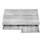 I 7553 Computer Desk - 48"L / Grey / Black Metal - Furniture Depot