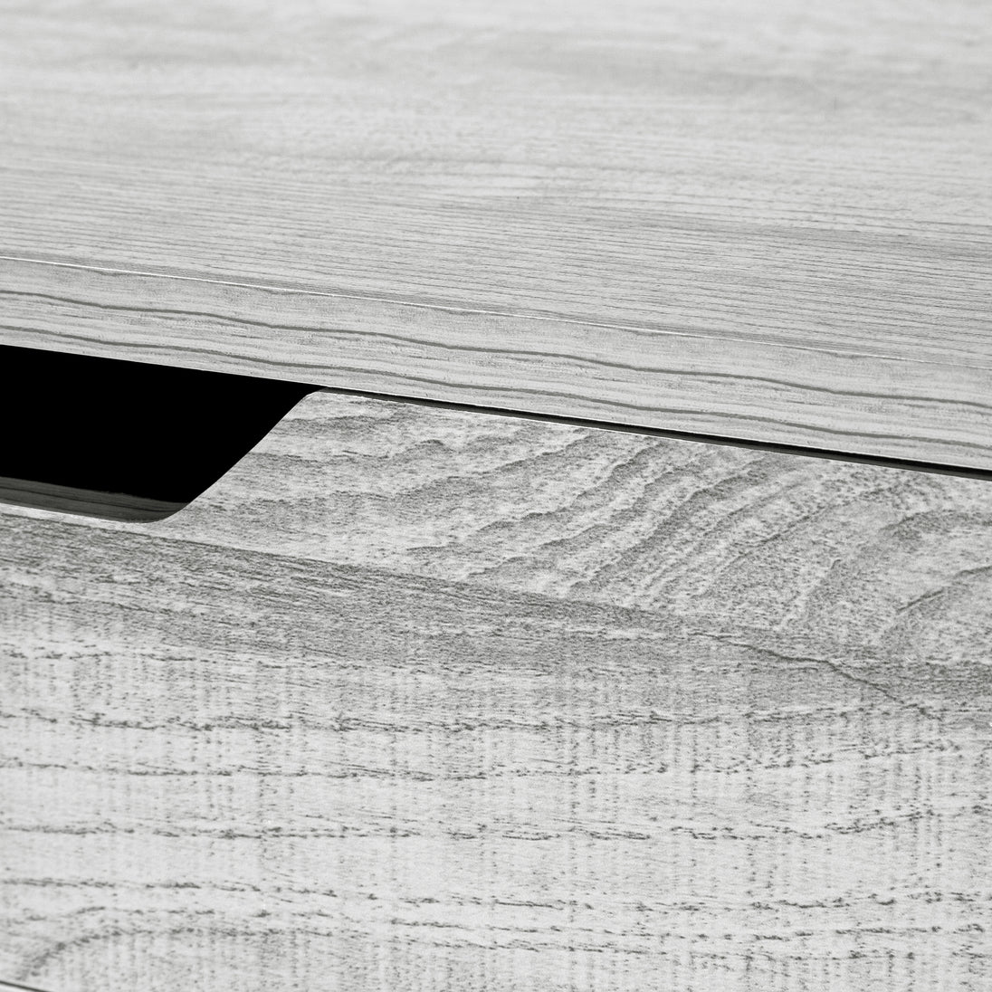 I 7553 Computer Desk - 48"L / Grey / Black Metal - Furniture Depot