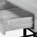 I 7553 Computer Desk - 48"L / Grey / Black Metal - Furniture Depot