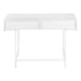 I 7554 Computer Desk - 48"L / White / White Metal - Furniture Depot