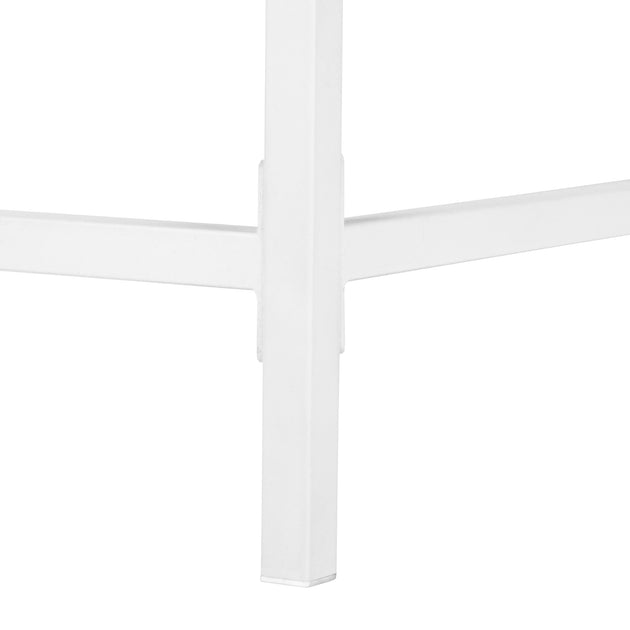 I 7554 Computer Desk - 48"L / White / White Metal - Furniture Depot