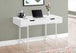 I 7554 Computer Desk - 48"L / White / White Metal - Furniture Depot