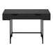I 7556 Computer Desk - 48"L / Black / Black Metal - Furniture Depot (7881391702264)