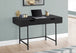 I 7556 Computer Desk - 48"L / Black / Black Metal - Furniture Depot (7881391702264)