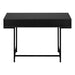 I 7556 Computer Desk - 48"L / Black / Black Metal - Furniture Depot (7881391702264)