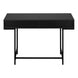 I 7556 Computer Desk - 48"L / Black / Black Metal - Furniture Depot (7881391702264)