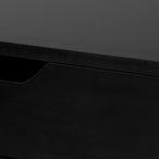I 7556 Computer Desk - 48"L / Black / Black Metal - Furniture Depot (7881391702264)
