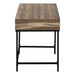 I 7557 Computer Desk - 48"L / Brown Reclaimed Wood / Black Metal - Furniture Depot